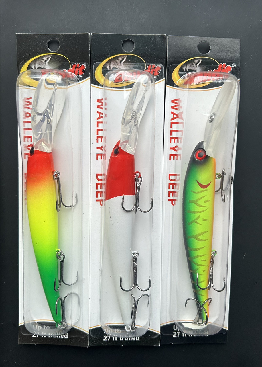 Воблер Bandit Walleye Deep 120mm 17.5g   7м-9м (набір 3шт), фото 1