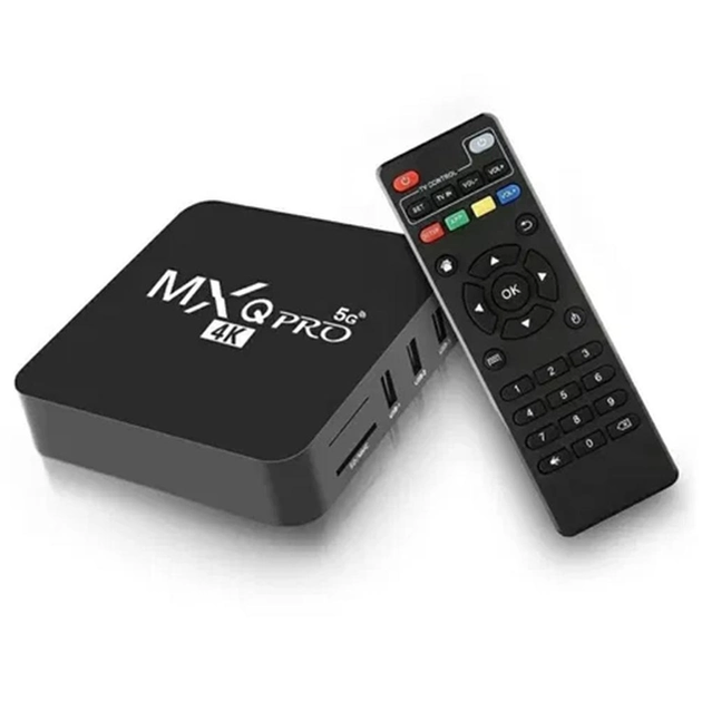 Смарт-ТВ-приставка Android TV Box MXQ 4K Pro 5G 2/16 ГБ Wi-Fi 4K пульт у комплекті, фото 1