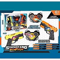Пістолети дитячі лазерні 10045 з мішенями по 2 шт.