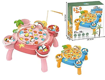 Дитяча гра рибалка  2304 "Magnetic Fishing" музична платформа на ніжками