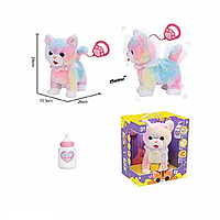 Інтерактивна іграшка "Кошеня" 933-153 E на повідку з відтворенням голосу