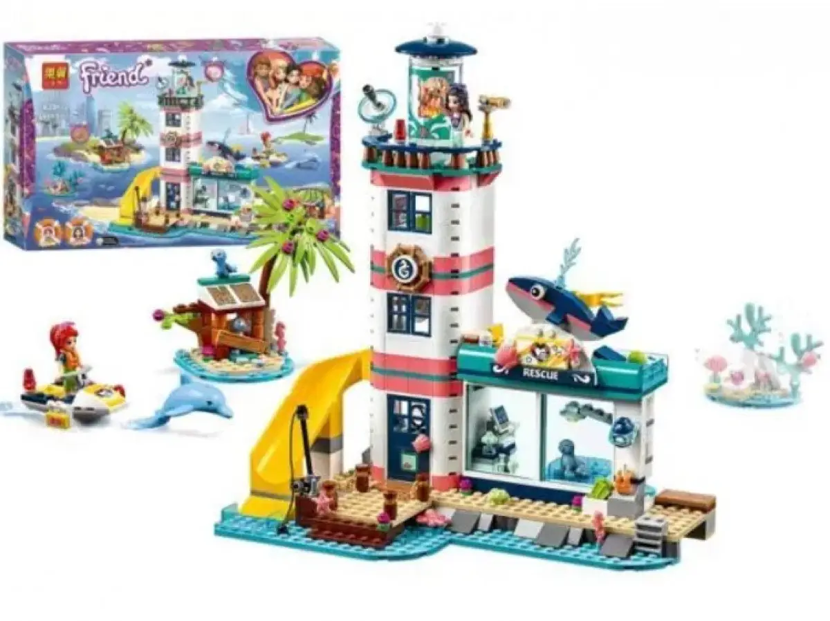 Дитячий конструктор Bela 11372 "Рятувальний Центр на Маяку"639 дит.