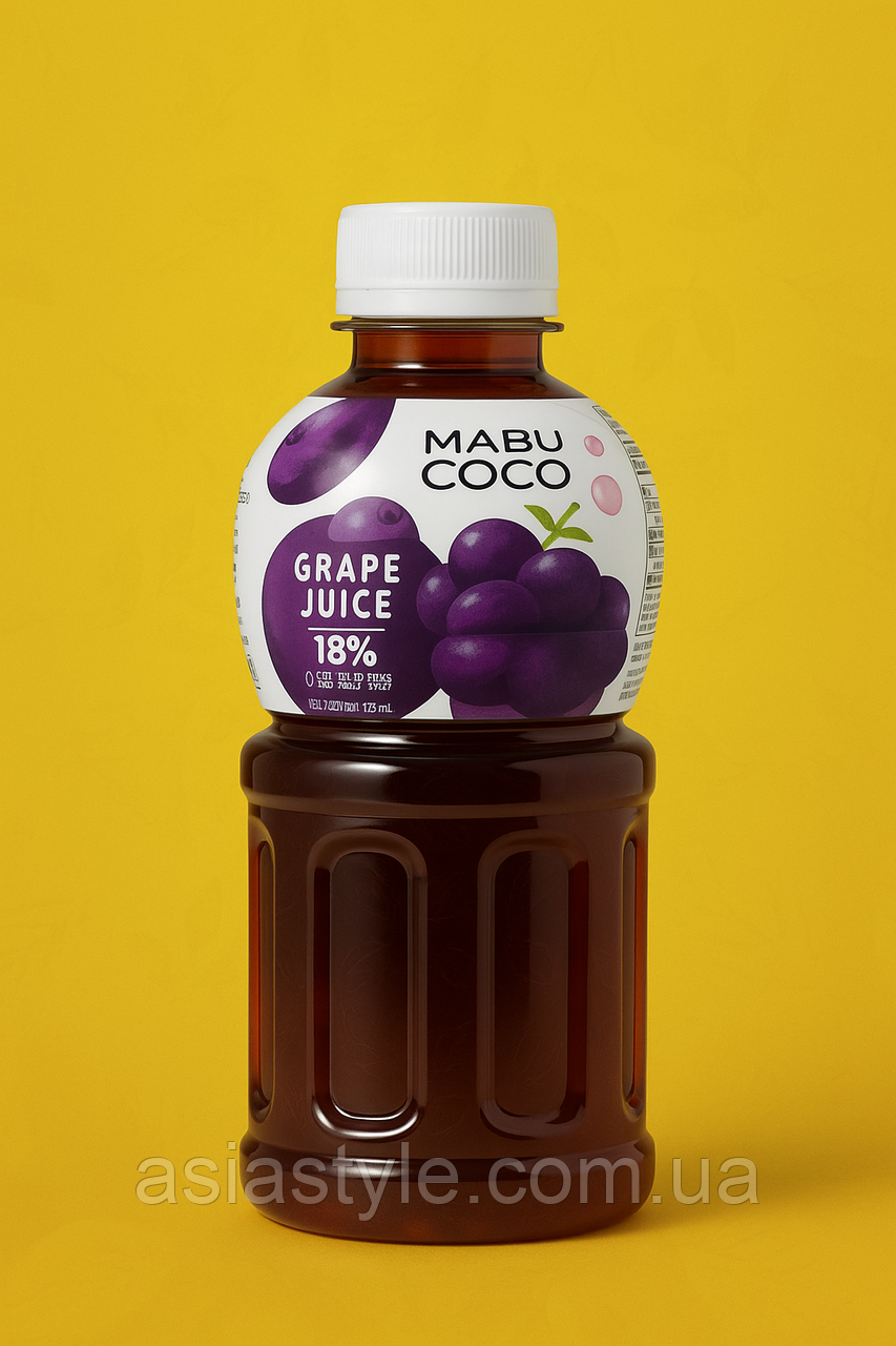 Напій виноградний Mabu Coco Grape Juice 18% | Mabu Coco Grape Juice 18% | MABU COCO | 278 мл, Ч, фото 1