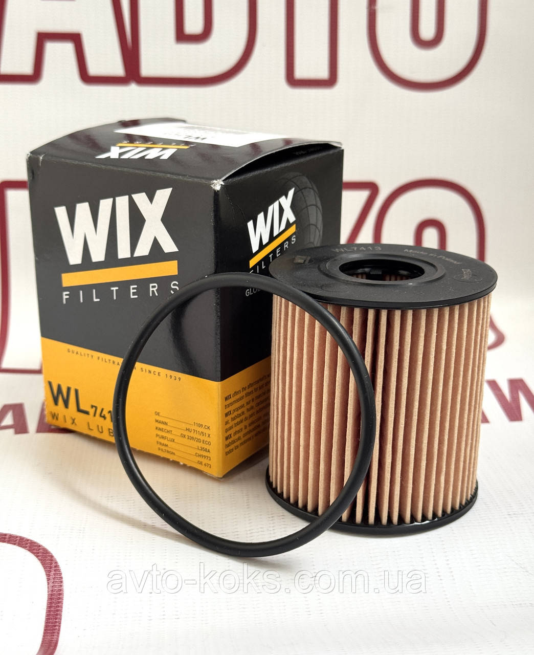 WIX WL7413 Фільтр масляний Ford Focus C-Max Kuga Mondeo Transit, фото 1