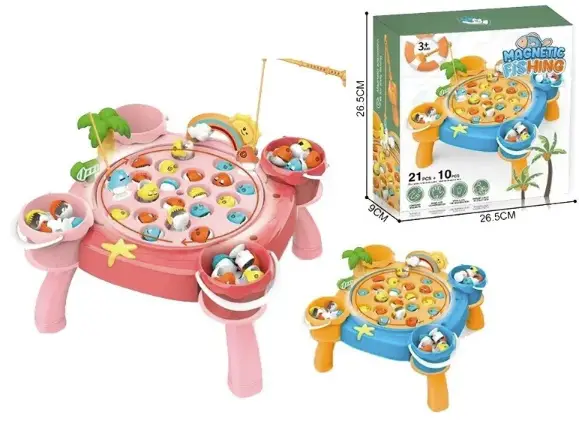 Дитяча гра рибалка 2304 "Magnetic Fishing" музична платформа на ніжками