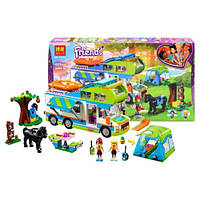 Дитячий конструктор 10858 Bela Friend Будиночок на колесах 493 деталі