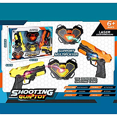 Пістолети дитячі лазерні 10045 з мішенями по 2 шт.
