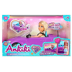 Машина з лялькою 606060, кабріолет 20 см лялька 13 см