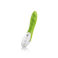 Потужний вібратор Mystim Sassy Simon Green з двома моторами і стимулюючим рельєфом - SO3469