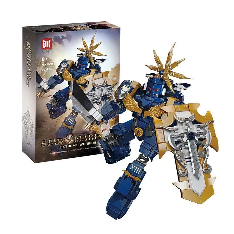 Конструктор 1002 "Біонікл" 603 деталей синій, фото 1