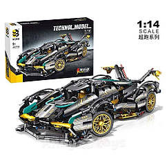 Конструктор JKC 7105 “Автомобіль”, 1028 дет., масштаб 1:14, гумові шини