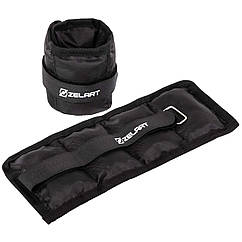 Обважнювачі-манжети Zelart FI-1967-1 2x0,5кг водонепроникні для рук і ніг