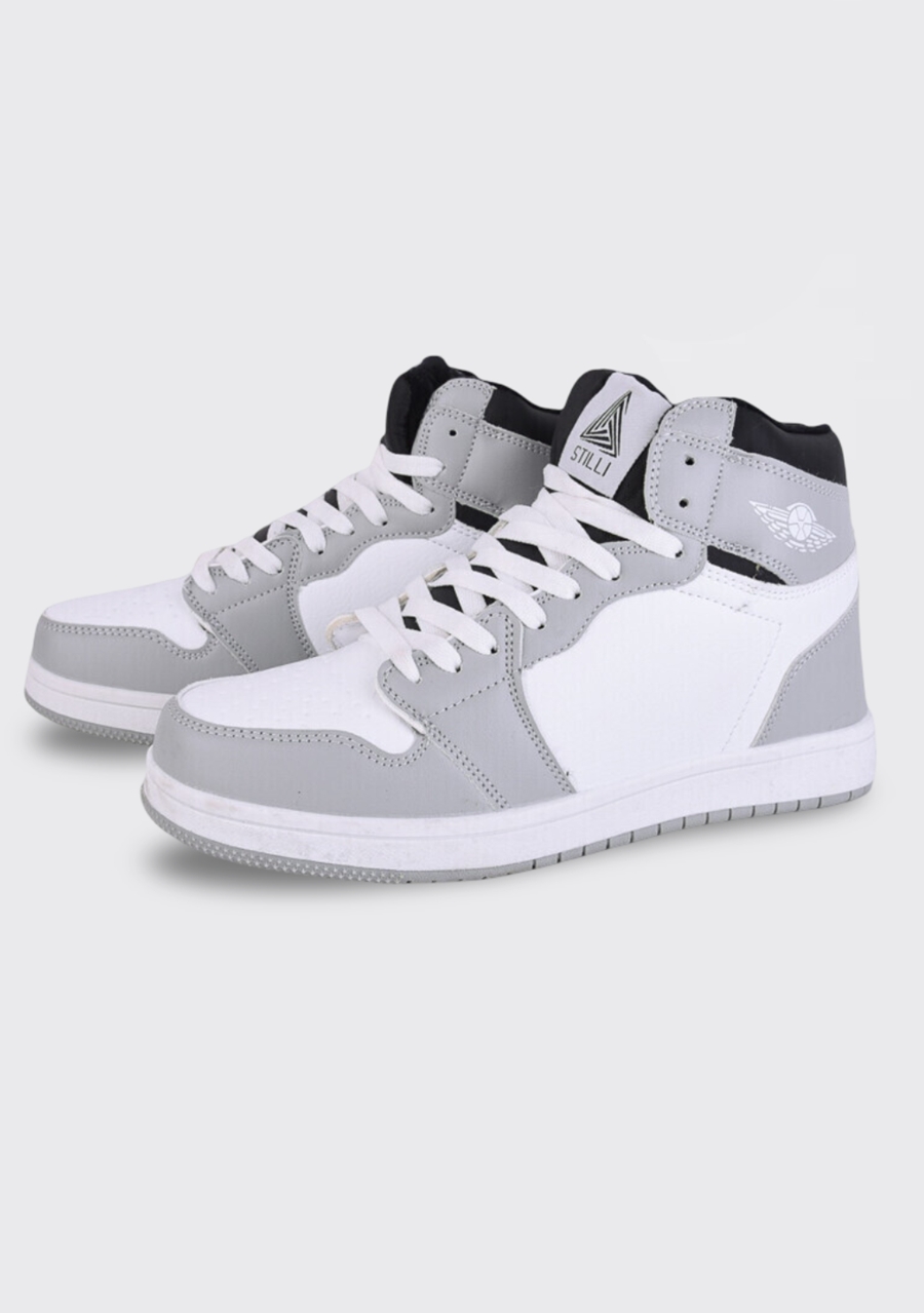 Чоловічі зимові кросівки Stilli біло-сірі (HB480-8), фото 1