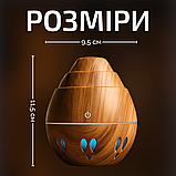 Зволожувач повітря для дому, ультразвуковий зволожувач повітря, нічник зволожувач повітря Hechpro (35M7), фото 3