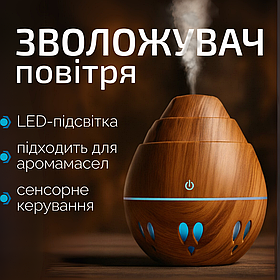 Зволожувач повітря для дому, ультразвуковий зволожувач повітря, нічник зволожувач повітря Hechpro (35M7)