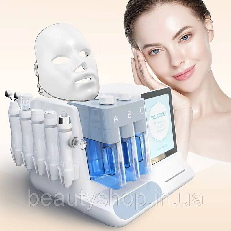 ELEGANT N7 — апарат для косметології з гарячими бульбашками водню та кисню, професійний іонізуючий пристрій для глибокого очищення, фото 1
