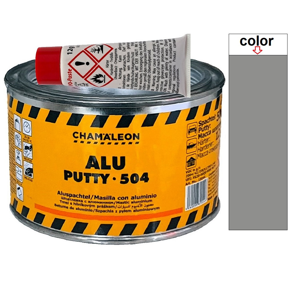 Шпаклівка з алюмінієм Chameleon 504 500+12г