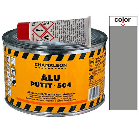 Шпаклівка з алюмінієм Chameleon 504 500+12г, фото 1