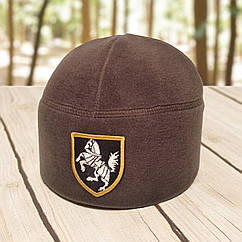 Шапка фліс 1 ОТБ (окрема танкова бригада) Хакі