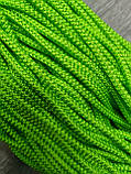 Шнур круглий поліпропілен 5мм зелений моток 100м, фото 2