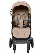 Прогулянкова коляска-книжка Carrello Bravo CRL-8512PU до 22 кг, гумові PU‑колеса, капюшон до бампера, регульована ручка, фото 2