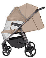 Прогулянкова коляска-книжка Carrello Bravo CRL-8512PU до 22 кг, гумові PU‑колеса, капюшон до бампера, регульована ручка, фото 5