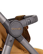 Прогулянкова коляска-книжка Carrello Bravo CRL-8512PU до 22 кг, гумові PU‑колеса, капюшон до бампера, регульована ручка, фото 9