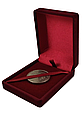Футляр класичний для нагород, медалей, орденів, монет, піктограм бордовий оксамитовий ML-15, фото 7