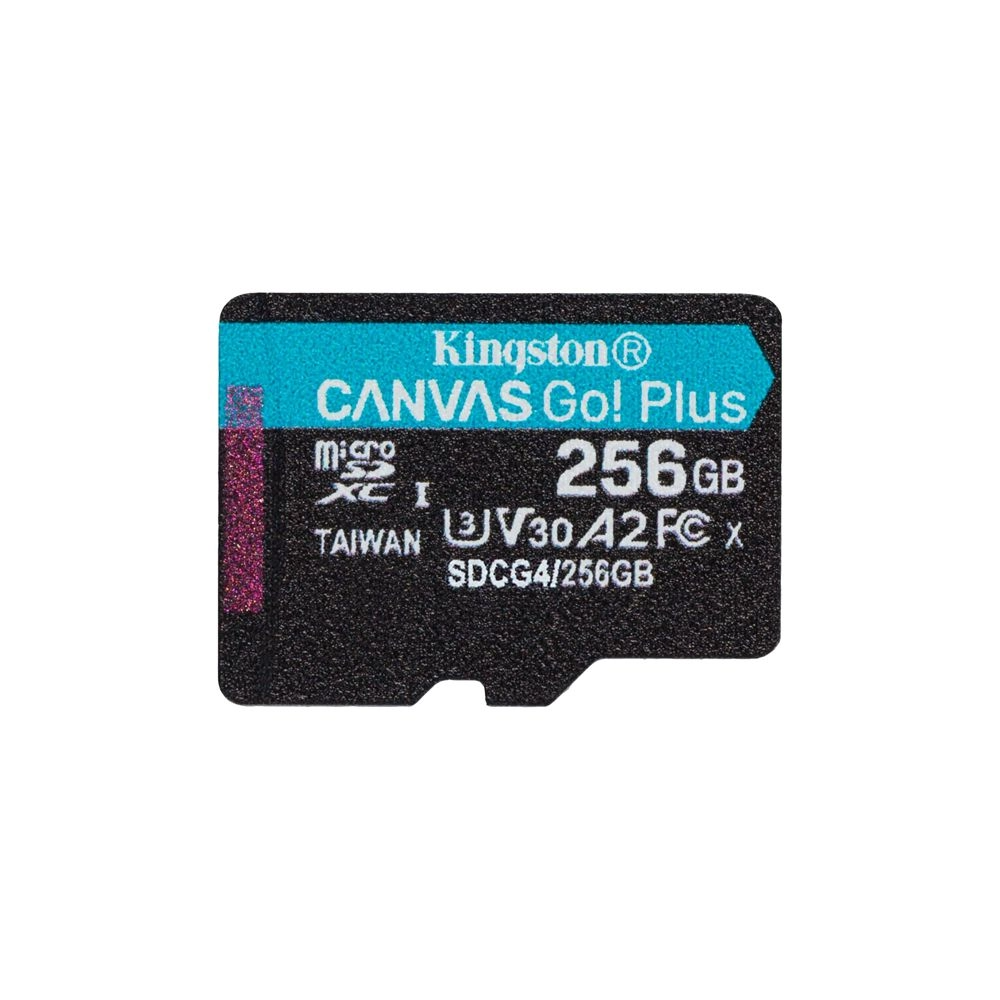 Картка пам'яті Kingston microSDXC 256 GB Canvas Go Plus G4 Class 10 UHS I U3 V30 A2 SDCG4 256GBSP, фото 1