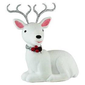 Новорічна фігура Олень 22*17см пластик Без бренду