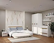 Шафа Б'янко 3Д 2200х1200х570мм білий глянець Світ Меблів, фото 3