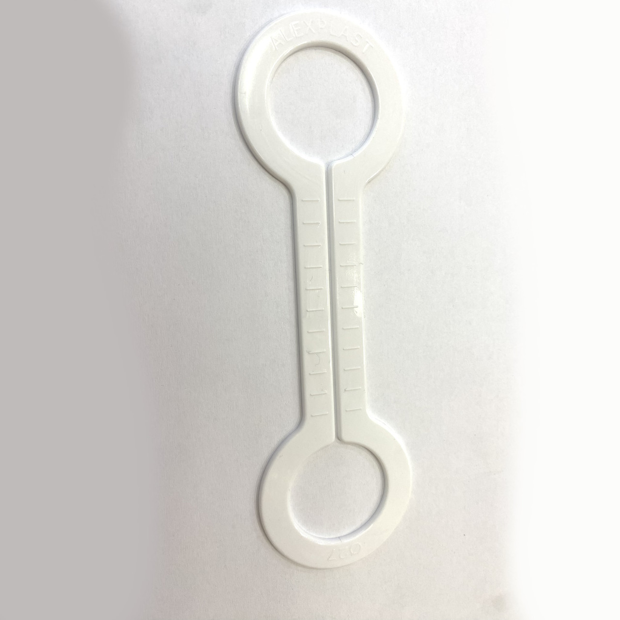 Пластина обходу труби для натяжних стель 27 мм БІЛА, фото 1