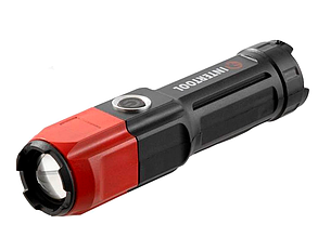 Ліхтарик кишеньковий акумуляторний INTERTOOL (LB-0120) USB, Cree XP-E 3W / 120 Лм