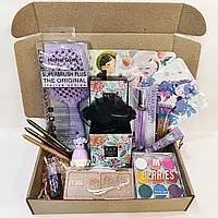 Набір косметики для підлітка Beauty box із кушоном, гребінцем, парфумами та косметикою для дівчини, подруги, доньки 15 од