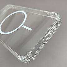Чохол для iPhone 11 прозорий чохол із білим MagSafe на айфон 11 w01k, фото 3