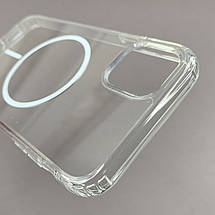 Чохол для iPhone 11 прозорий чохол із білим MagSafe на айфон 11 w01k, фото 4