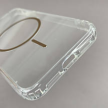 Чохол для iPhone 11 прозорий чохол з коричневим MagSafe на айфон 11 w01k, фото 3