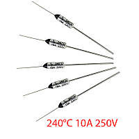 Термозапобіжник 240 °C 10A 250 V для прасок, мікрохвильовок, фритюрниць, духовок