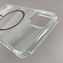 Чохол для iPhone 11 прозорий чохол із сірим MagSafe на айфон 11 w01k, фото 4