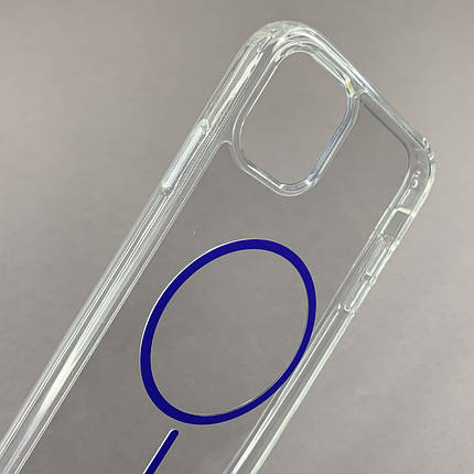 Чохол для iPhone 11 прозорий чохол з бузковим MagSafe на айфон 11 w01k, фото 2