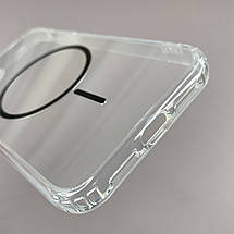 Чохол для iPhone 11 прозорий чохол із чорним MagSafe на айфон 11 w01k, фото 3