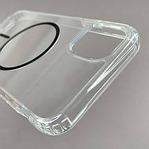 Чохол для iPhone 11 прозорий чохол із чорним MagSafe на айфон 11 w01k, фото 4