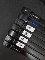 Стильний чоловічий шкіряний  ремень з автоматичною пряжкою (Ширина 3.5 см), Чорний