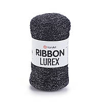 YarnArt RIBBON LUREX (Ріббон Люрекс) №723 чорний (Пряжа з люрексом, нитки для в'язання)