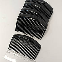 Шпилька гребінь для волосся "Чорний" 8 см.