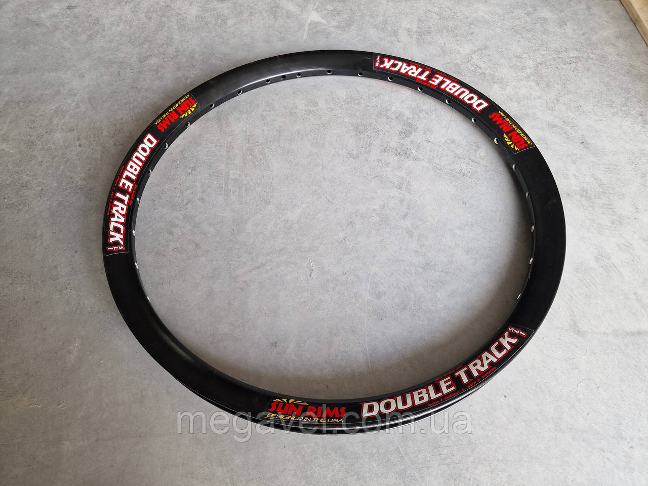 Чорний обод даблтрек, фото 1
