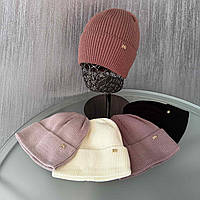 Шапки жіночі, вязання одинарне (55-57р універсальний) купити гуртом від складу 7 км Одеса