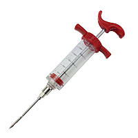 Шприц-маринатор для м’яса 30 мл, інжектор для маринаду з 1 голкою, для шашлику і барбекю, фото 5