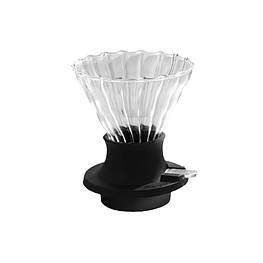 Пуровер імерсійний Choxila 12042 Gray для заварювання кави з клапаном пластиковий 12*9,5*6