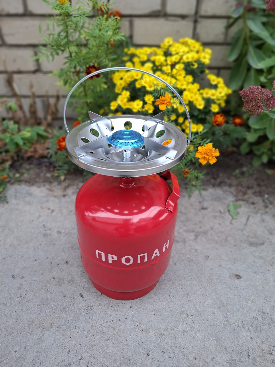 Балон газовий 8 л із пальником пропан, фото 1
